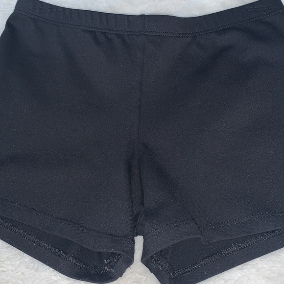 Body Wrappers Dancewear Black Shorts Small EUC - Picture 2 of 6